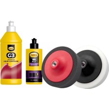 AyrStore Farecla G3 Pasta 500ML + G3 Wax Cila 250ML (2 Adet Sünger - 1 Adet Ci̇la - 1 Adet Pasta)