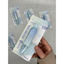 Kağıt Gemi Dükkan Mavi Kalem Görünümlü Klikli Daksil/süsleme Bandı/tipeks/tipex/şerit Daks