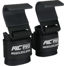 AyrStore Musclecloth Lifting Hooks Ağırlık Kaldırma Kancası Siyah
