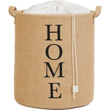 AyrStore Ocean Home Textile Home Jüt Çamaşır Sepeti 36 x 40 cm