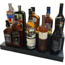 2 Katlı Bar Içki Standı Model-1 Siyah