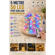 AyrStore 5 Metre Renkli 50LED Işıklar Peri Işıkları 8 Mod Rgb Işıkları USB Çok Renkli Işık Peri D