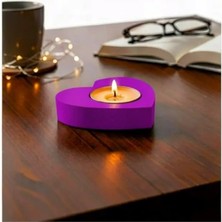 2 Adet Suda Havuzda Yüzen Suya Batmayan Restoran Cafe Bar Ev Için Kalp Şeklinde Tealight Mumluk