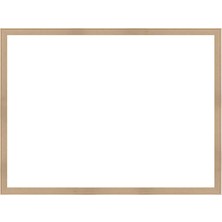 AyrStore Panda Pan 226 Naturel Ahşap Çerçeveli Yazı Tahtası, Beyaz