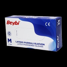 Marsilyan™- Beybi M Pudralı Muayene Eldiveni 100LÜ BX40