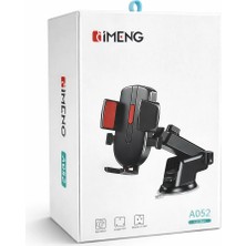 TKÇ Imeng A052 Araç Telefon Tutucu – Vakumlu Dashboard & Cam Uyumlu 360° Döner Stand