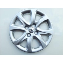 Ayrex Muyaauto Jant Kapağı 4 Adet - Kırılmaz Esnek 14'' Inç Hyundai Accent Blue ile Uyumlu