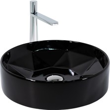 Paluci Diamond Black Çanak Lavabo