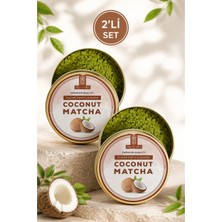 Mel and Mira 2'li Coconut Matcha Powder 25G, Hindistan Cevizi Aromalı Matcha Tozu Superfood