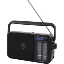 Ayrex Panasonic RF-2400DEG-K Taşınabilir Radyo Griff, Ağ Veya Pille Çalışır Siyah