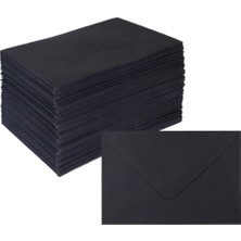 Ayrex Bigibu Siyah Mini Zarf - 200 Adet - 7x9 cm 12991453101