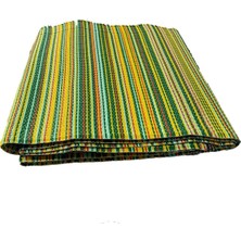 Ayrex Acy Store Katlanabilir Plastik Hasır Kilim Dış Mekan Piknik Kamp Sergisi Çift Dik