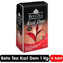 Beta Tea Kızıl Dem Siyah Çay 4x1 kg