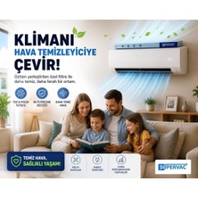 Ayrex Split Klima Hava Temizleme Filtresi – Hepa Destekli Toz, Polen ve Koku Filtreleme Sistemi