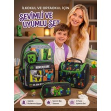 Ayrex 4'lü Set Ilkokul-Ortaokul Çantası Erkek, Çocuk Sırt Çantası Okul Çantası, Erkek Çoc