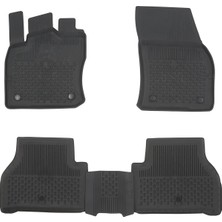 Ayrex Sahler Vw Caddy (2020+) ile Uyumlu 4.5d Havuzlu Oto Paspas