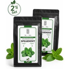 Mel and Mira 2'li Set Premium Kıvırcık Nane Çayı 50G | Spearmint Tea | Sindirim Dostu, Organik, Vegan, Katkısız