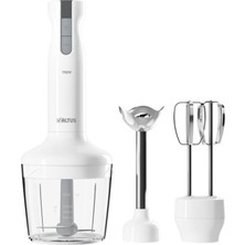 Ayrex Altus Al 3434 B El Blender Set, 700W Motor, Turbo Fonksiyonu, Beyaz