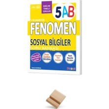 Fenomen Yayıncılık Fenomen 5. Sınıf Maarif 5AB Sosyal Bilgiler Soru Bankası + Telefon Standı