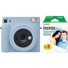 Ayrex Instax Fujifilm Sq1 Buz Mavi Fotoğraf Makinesi+Askı+Pil+20'li Film