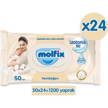 Ayrex Molfix Izotonik Sulu Islak Mendil Yenidoğan 1200 Adet