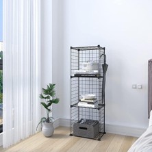 Ayrex Decorelax Tel Küp Çok Amaçlı Organizer Raf Beyaz 33CM Mutfak, Oyuncak, Kiler, Depolama Raf