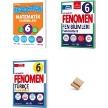Fenomen Yayıncılık Fenomen 6. Sınıf Maarif Matematik Fen Bilimleri ve Türkçe Fasikülleri 4lü Set Soru Bankası + Telefon Standı