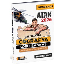 Ayrex 2026 Meb - Ags - Kpss Haritalarla Atak Coğrafya Soru Bankası Mehmet Eğit/eğit Akademi 9786