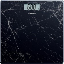 Ayrex Altus Al 808 Sm Mermer Desenli Dijital Baskül ve Vücut Tartısı, Standart