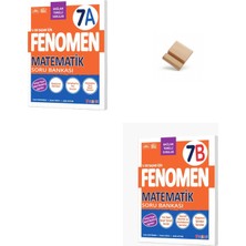 Fenomen Yayıncılık Fenomen 7. Sınıf Maarif Matematik 7A ve 7b Soru Bankası + Telefon Standı