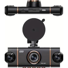 Ayrex Çeşithane 4 Lens 360° Araç Kamera Sistemi – Full Hd 4ch Dash Cam, Ön Arka Iç Yan Kay�