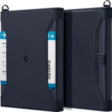 Ayrex Rfıd Korumalı Pasaport Kılıfı ve Kompakt Seyahat Cüzdanı Lacivert - AFA08721 (Spigen Tr