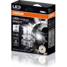 Ayrex Osram H7 LED Xenon KIT%300 Fazla Işık / 4 Yıl Garantili 12V (2 Adet Far Için)