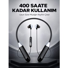 Svoria Store Mey Ithalat® Spor Için Bluetooth Boyun Kulaklığı Mikrofonlu Kablosuz Kulak Içi Müzik ve Te
