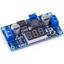 Ayrex Tls Robotik LM2596 LM2596S Güç Modülü, LED Voltmetre Dijital Ekranlı Dc-Dc Ayarlanabilir