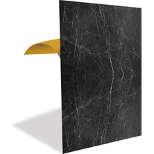 AyrStore Ayrex Kendinden Yapışkanlı Belgium Black Desenli Pvc Panel 41X62 cm (4 Adet / 1 M²)