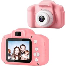 Ayrex Çeşithane Çocuk Dijital Fotoğraf Makinesi Mini Kamera, Oyunlu Eğlenceli Çocuk Kamerası
