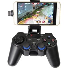 Ayrex Triline 2.4ghz Kablosuz Gamepad, Android Telefon, Pc, Tv Box ve Ps3 Uyumlu, Siyah, 10 Metre Me