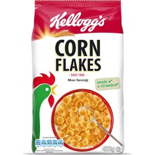 Brf Store Ysnprıme Kellogg's Corn Flakes Çıtır Altın Renginde Kahvaltılık Mısır Gevreği 400 Gr,lif Kaynağı,dem