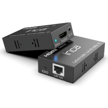 Ayrex Inca Iex-60 CAT5E/CAT6 60M Full Hd 1080P 3D HDMI Extender 1080P / 60Hz 1.65GBPS 0,5-1,5VOLT P-