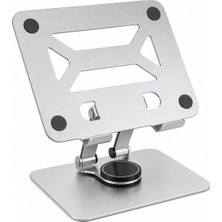 Ayrex Robeve Tablet Standı 360 Derece Dönebilen Tablet Stand Katlanabilir Metal Tablet Tutucu Stan