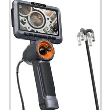 Teslong 360 Işıklı 4 Yönlü Eklemli Boroskop, 5 Inc - 6.5mm Çap - 1.5m Kablo