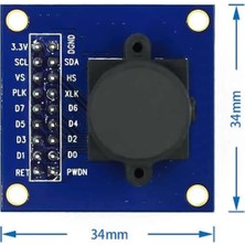 Ayrex OV7670 Kamera Modülü Cmos Görüntü Sensörü 640X480 VGA Cıf Otomatik Pozlama Kontrol Gör