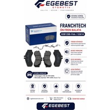 Volkswagen LT46-28 Ön Fren Balata 1997-2006 Mercedes Sprinter 1997-2006 Büyük Tip GDB1288-FAA 53614 Franchtech