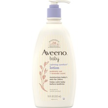 Ayrex Aveeno Baby Bebek Yatıştırıcı Rahat Nemlendirici Losyon, Rahatlatıcı Lavanta ve Vanilya