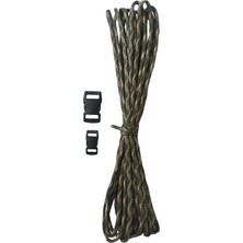 Ayrex Paracord 550 4mm 7 Çekirdek Outdoor Bileklik Çadır Kamp Ipi 5 Metre Askeri Kamuflaj