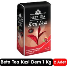 Beta Tea Kızıl Dem Siyah Çay 2x1 kg