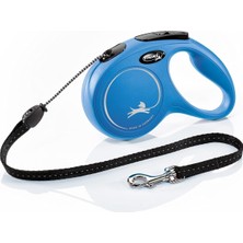 Ayrex Flexi New Classic M Beden Mavi 5mt Ipli Tasma