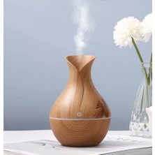 Ayrex Ultrasonik Hava Nemlendirici Buhar Makinesi 200 ml 7 Renk LED Işıklı Vazo Model Aroma Difü