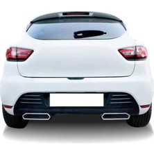 Ayrex Omsa Line Renault Clio 4 ile Uyumlu Arka Difüzör 2 Parça 2012-2019 Arası